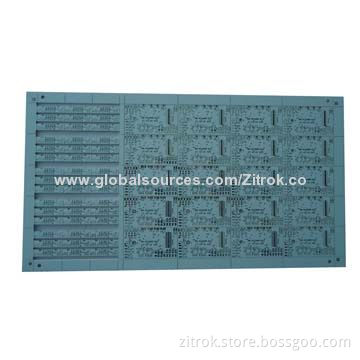 Sigle sided aluminum LED PCB with one side soldermask